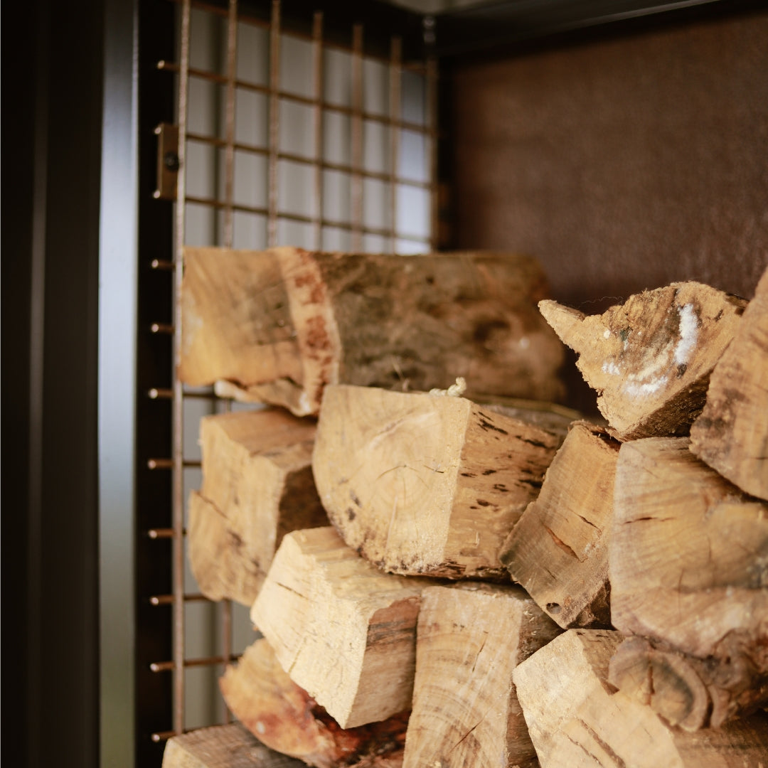 Statement Steel Firewood & Kindling Storage Box