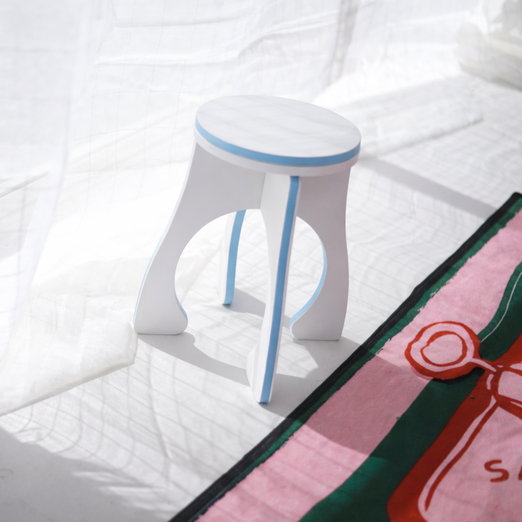 Kids Wooden Bedroom Stool