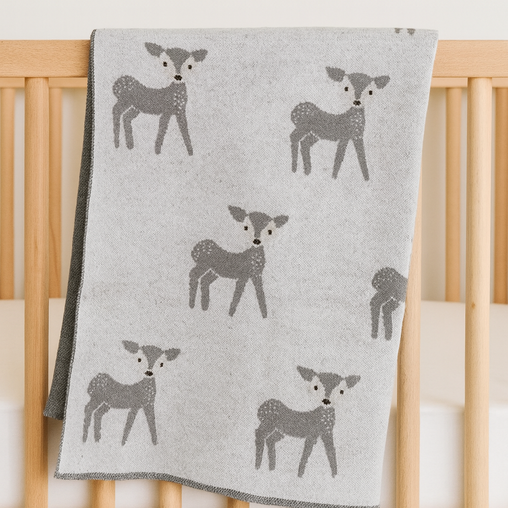 Cotton Bambi Throw