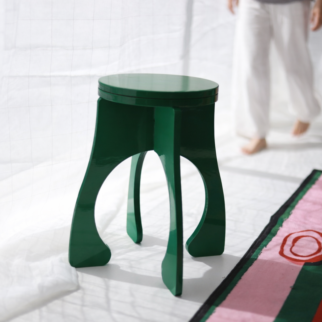 Kids Wooden Bedroom Stool