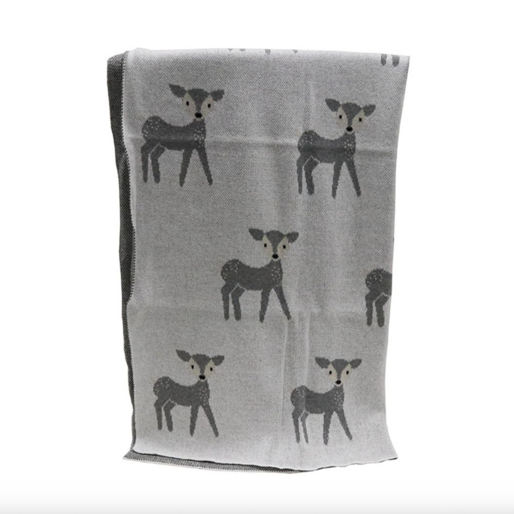 Cotton Bambi Throw